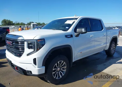 2022 GMC Sierra K1500 At4 из США, поврежденный, VIN 3GTUUEETXNG538908